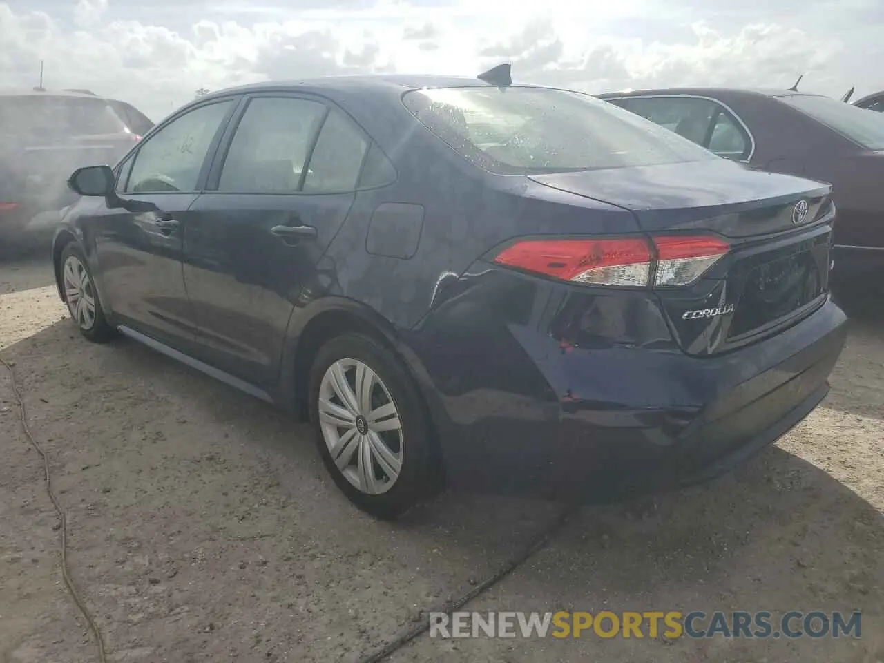 2 Photograph of a damaged car JTDEPRAE5LJ061309 TOYOTA COROLLA 2020