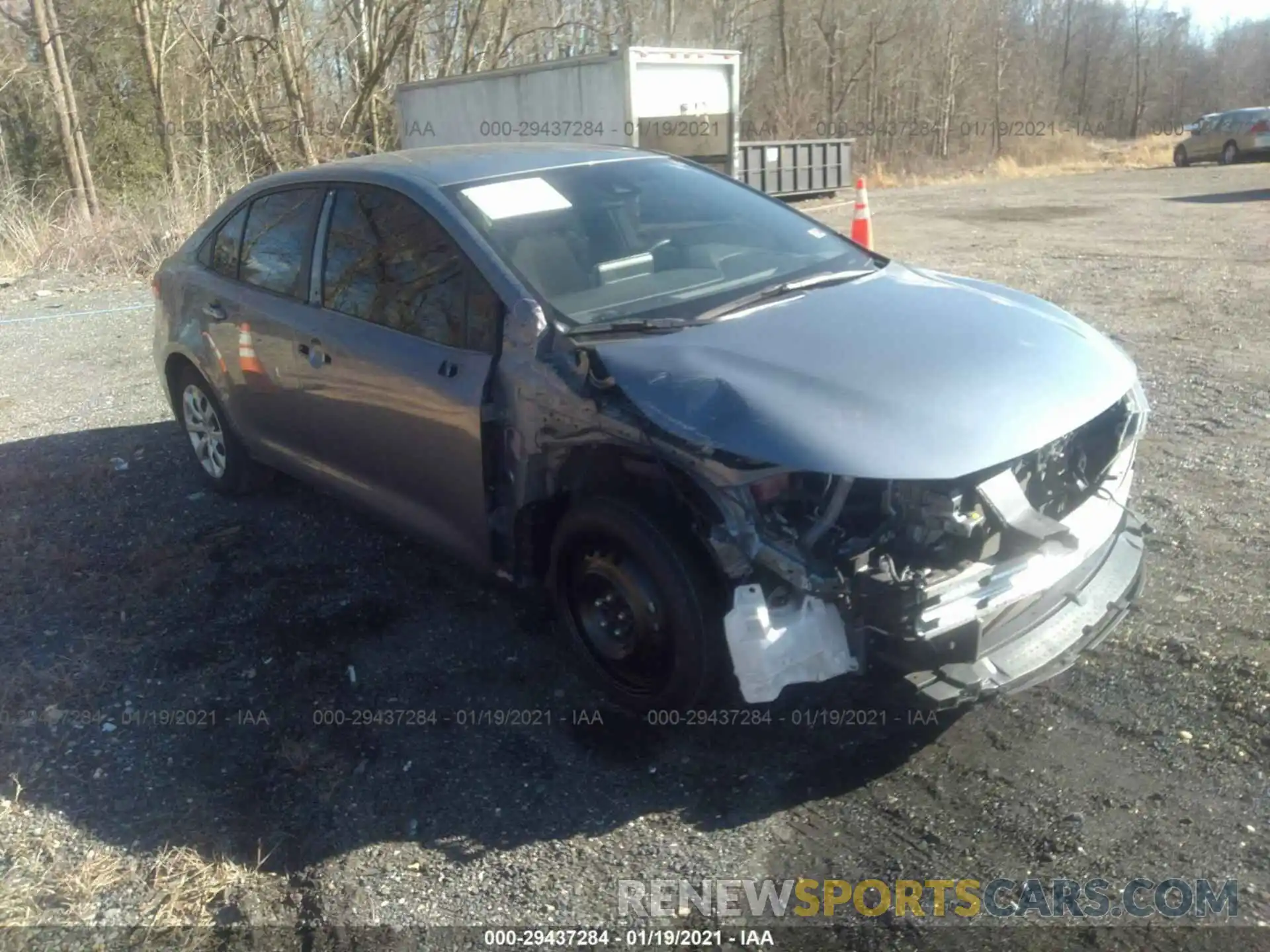 1 Photograph of a damaged car JTDEPRAE5LJ063254 TOYOTA COROLLA 2020