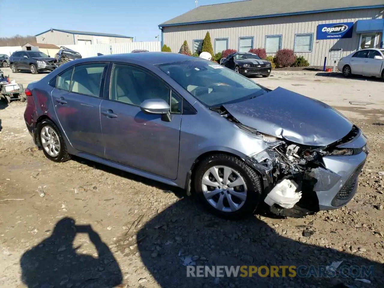 4 Photograph of a damaged car JTDEPRAE5LJ065876 TOYOTA COROLLA 2020
