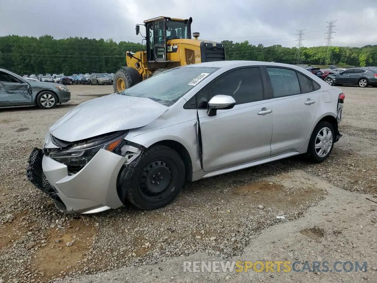 1 Photograph of a damaged car JTDEPRAE5LJ073959 TOYOTA COROLLA 2020