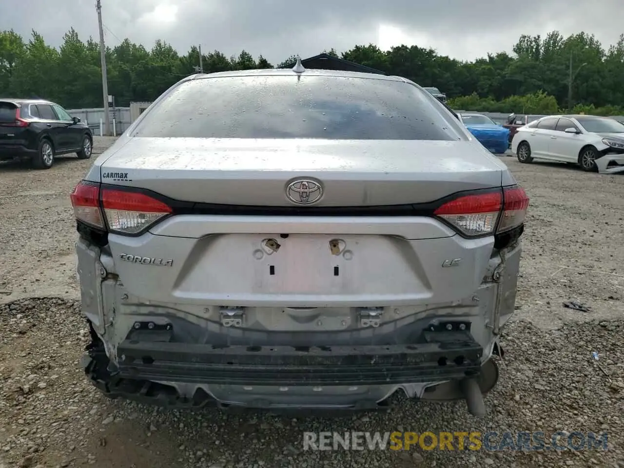 6 Photograph of a damaged car JTDEPRAE5LJ073959 TOYOTA COROLLA 2020