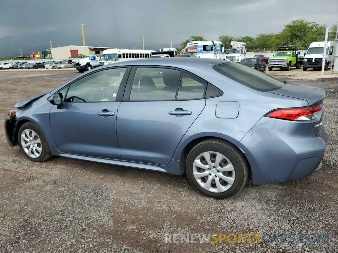 2 Photograph of a damaged car JTDEPRAE5LJ078143 TOYOTA COROLLA 2020