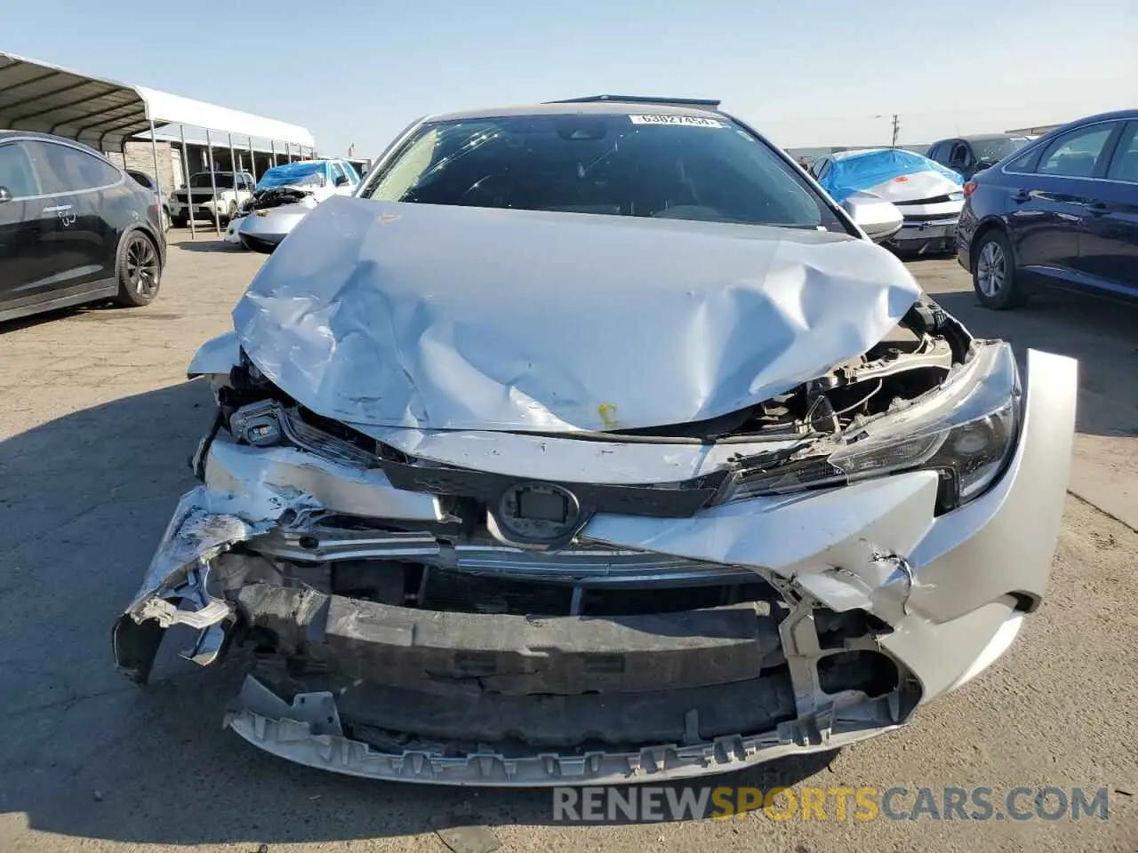 5 Photograph of a damaged car JTDEPRAE5LJ079213 TOYOTA COROLLA 2020
