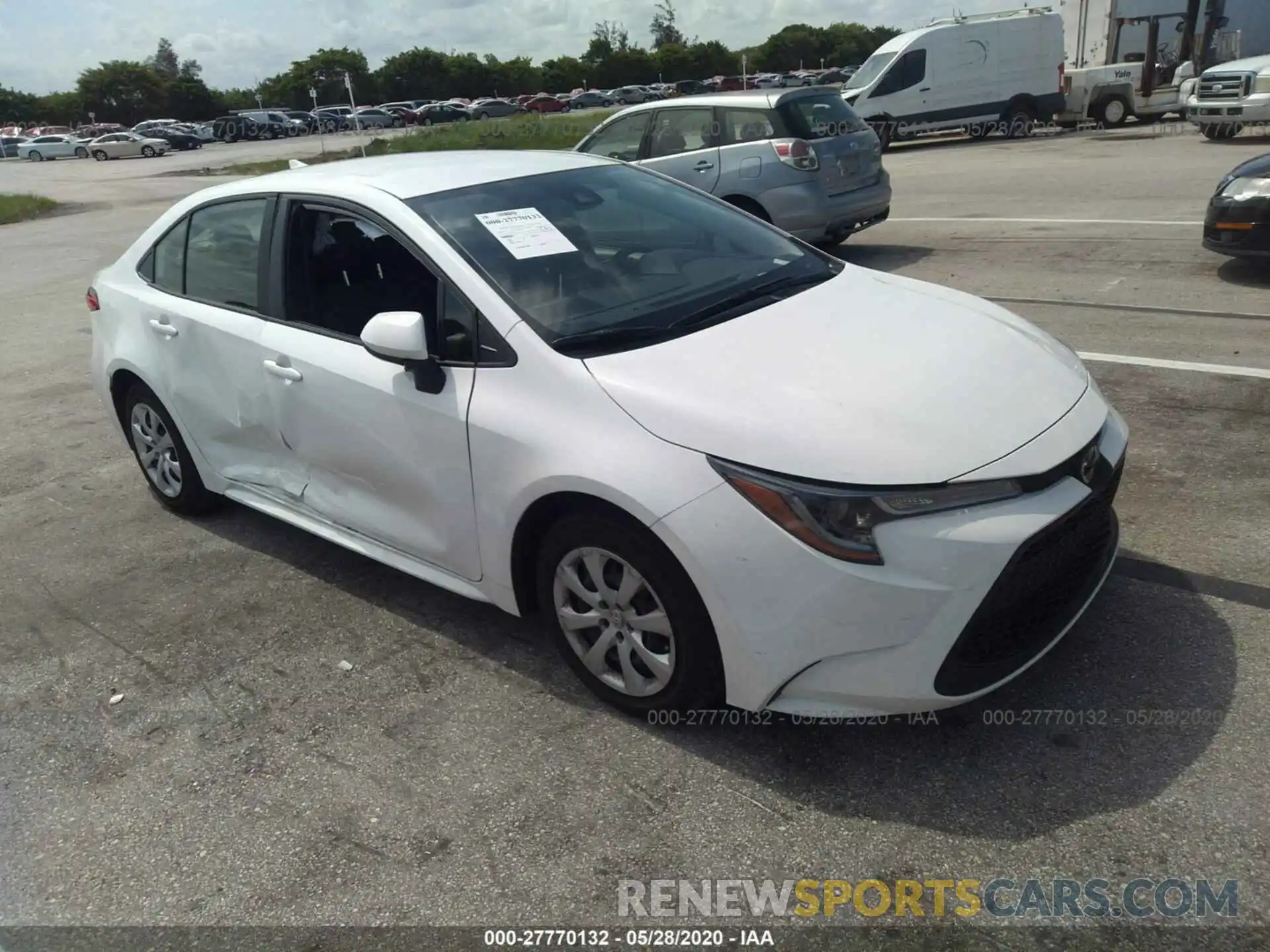 1 Photograph of a damaged car JTDEPRAE5LJ080314 TOYOTA COROLLA 2020