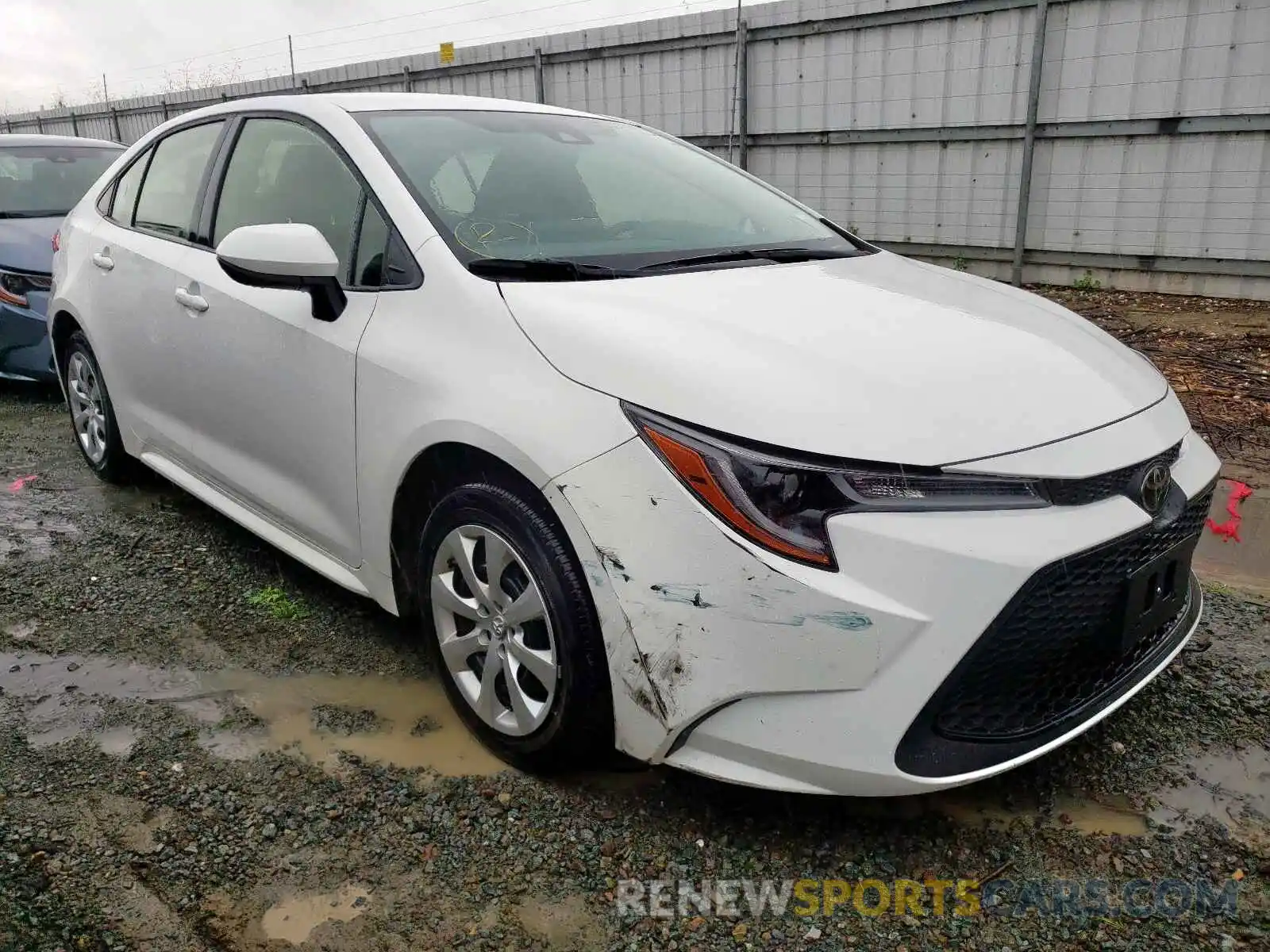 1 Photograph of a damaged car JTDEPRAE5LJ080930 TOYOTA COROLLA 2020