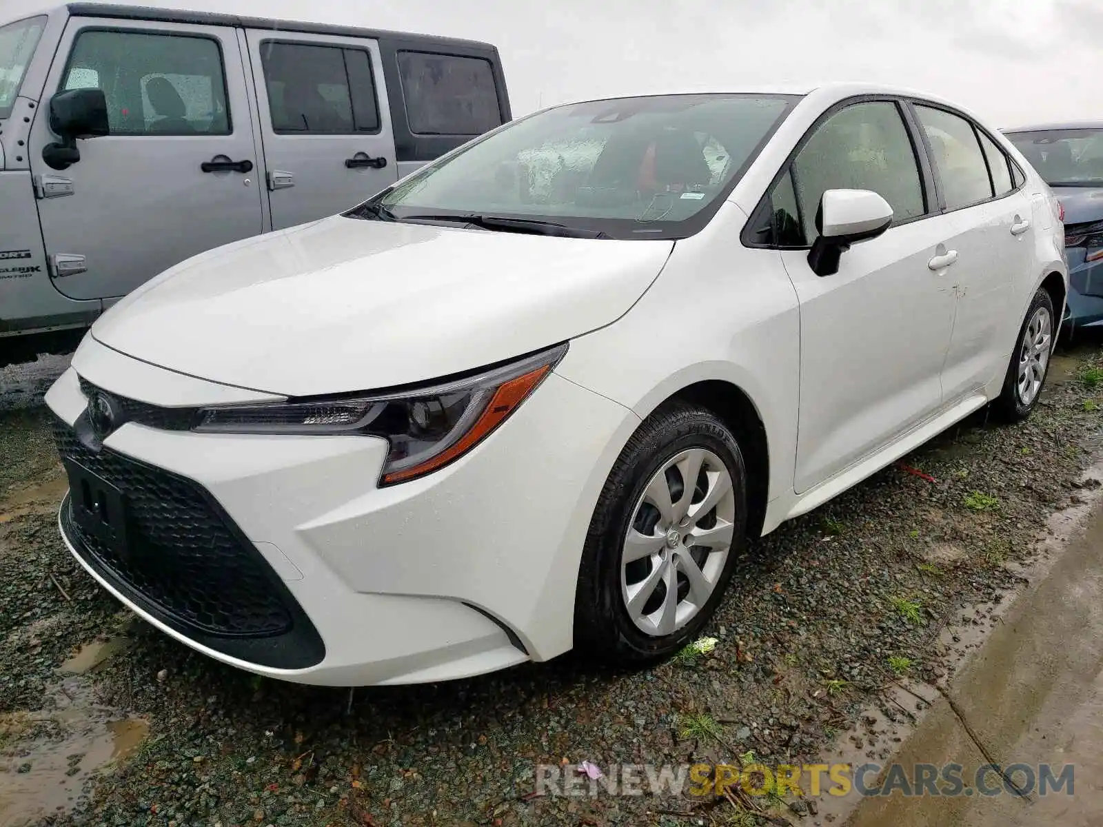 2 Photograph of a damaged car JTDEPRAE5LJ080930 TOYOTA COROLLA 2020