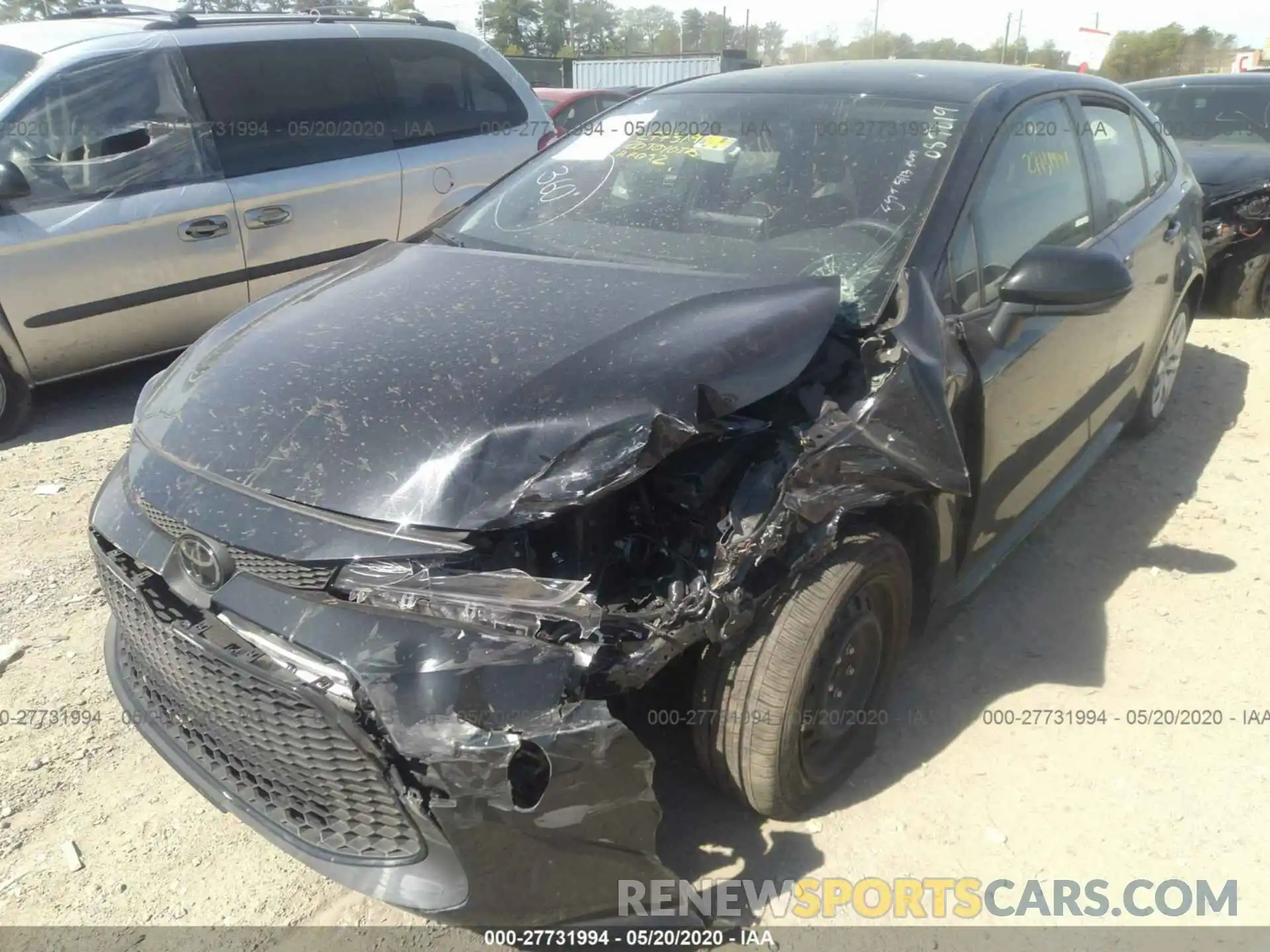 6 Photograph of a damaged car JTDEPRAE5LJ087019 TOYOTA COROLLA 2020