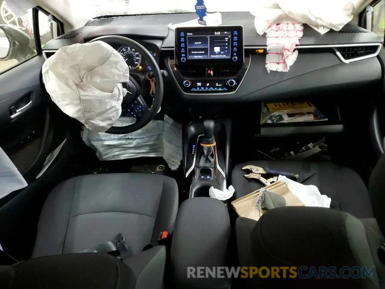 8 Photograph of a damaged car JTDEPRAE5LJ087568 TOYOTA COROLLA 2020