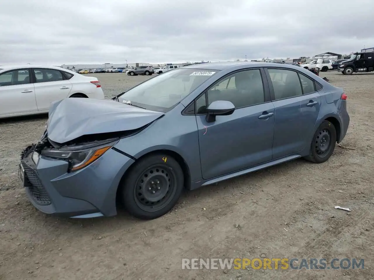 1 Photograph of a damaged car JTDEPRAE5LJ096223 TOYOTA COROLLA 2020