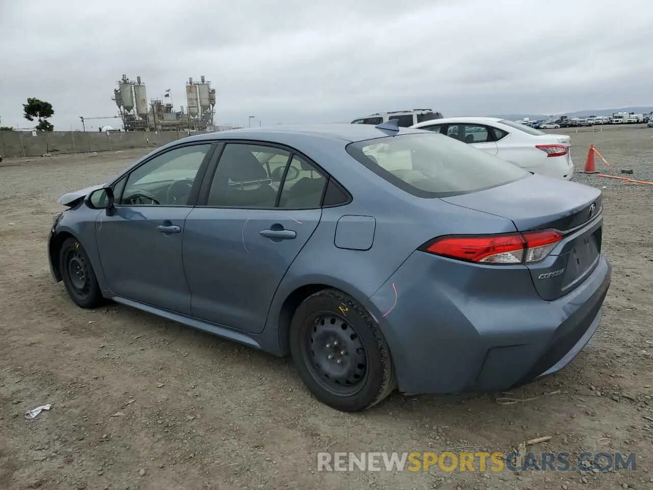 2 Photograph of a damaged car JTDEPRAE5LJ096223 TOYOTA COROLLA 2020