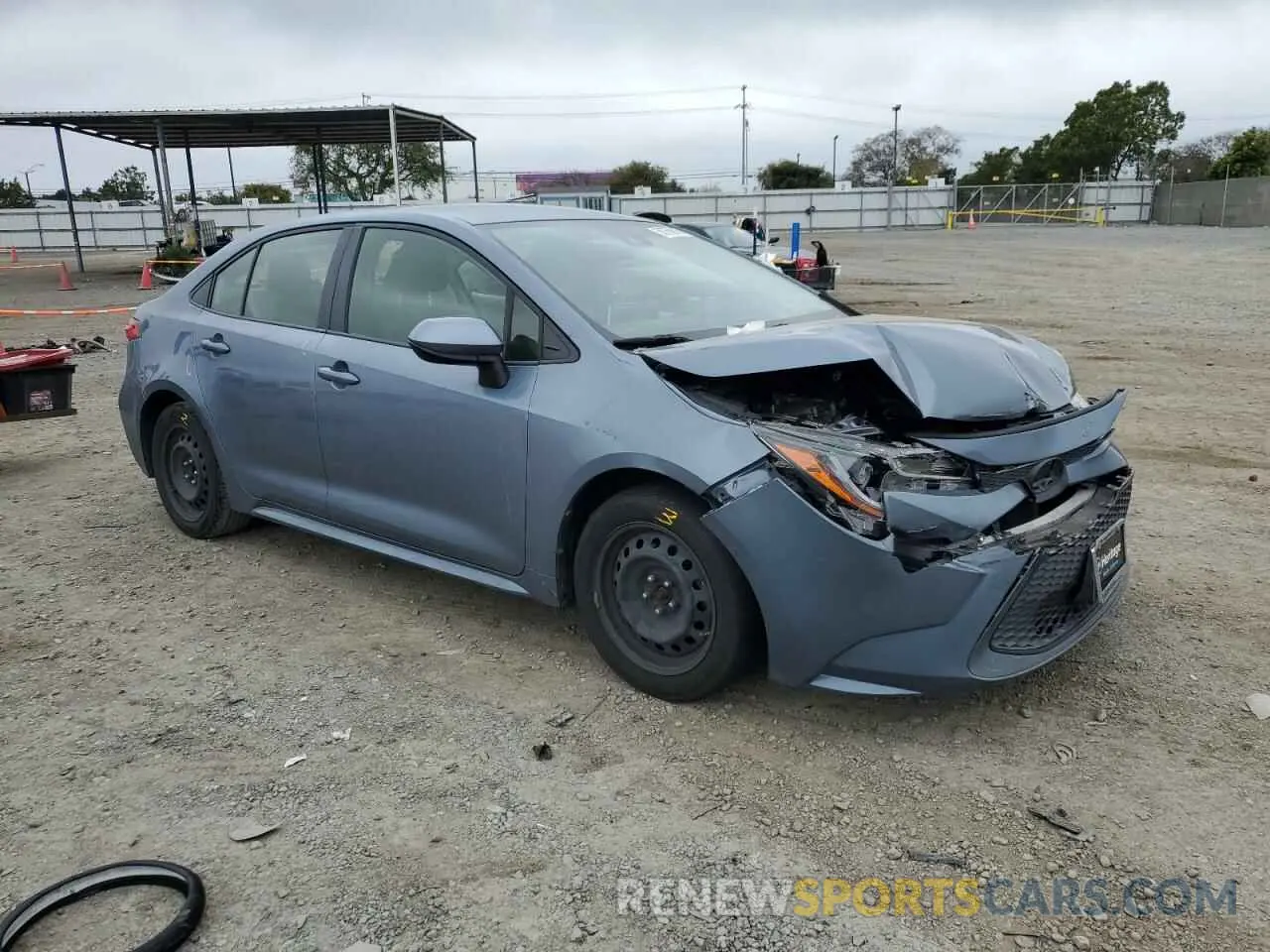 4 Photograph of a damaged car JTDEPRAE5LJ096223 TOYOTA COROLLA 2020