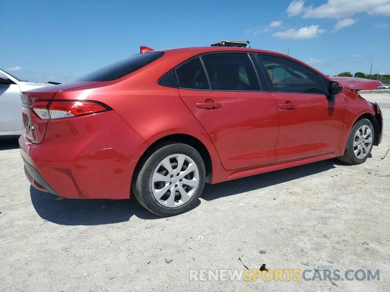 3 Photograph of a damaged car JTDEPRAE5LJ099476 TOYOTA COROLLA 2020