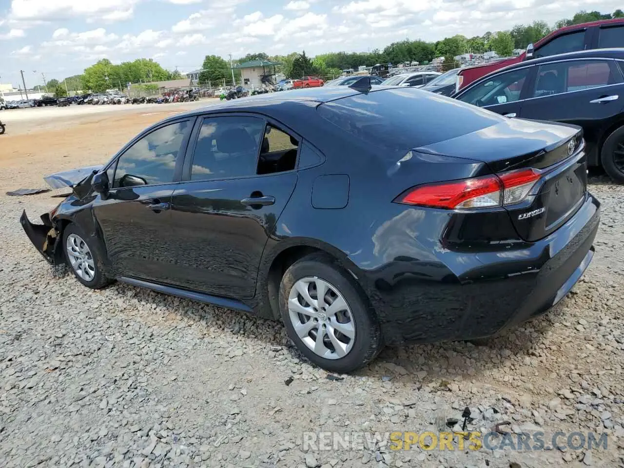 2 Photograph of a damaged car JTDEPRAE5LJ103137 TOYOTA COROLLA 2020