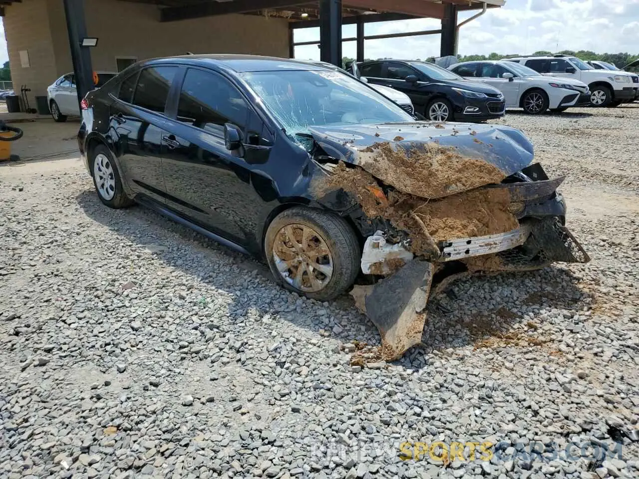 4 Photograph of a damaged car JTDEPRAE5LJ103137 TOYOTA COROLLA 2020