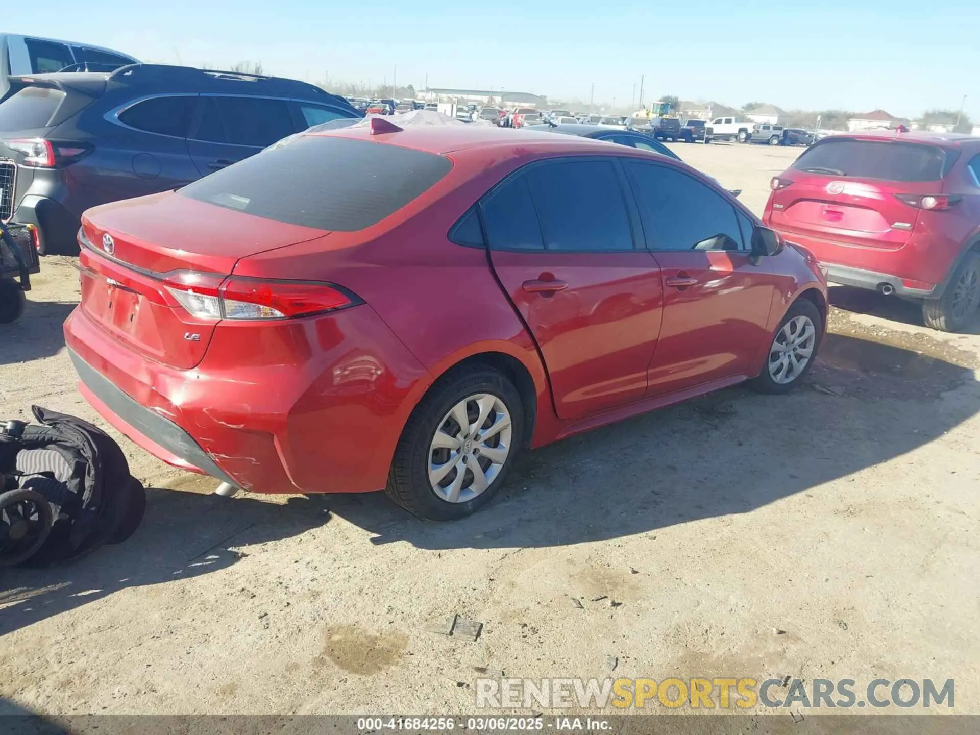 4 Photograph of a damaged car JTDEPRAE5LJ106071 TOYOTA COROLLA 2020