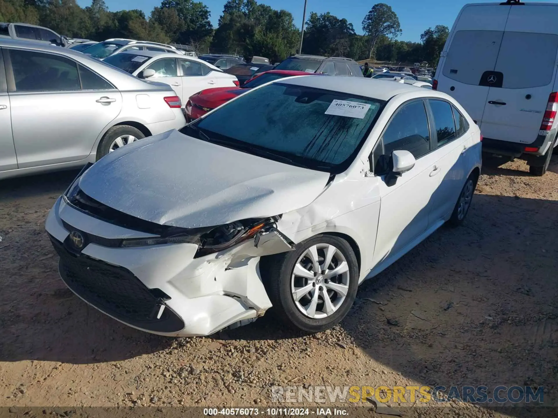 2 Photograph of a damaged car JTDEPRAE5LJ106877 TOYOTA COROLLA 2020