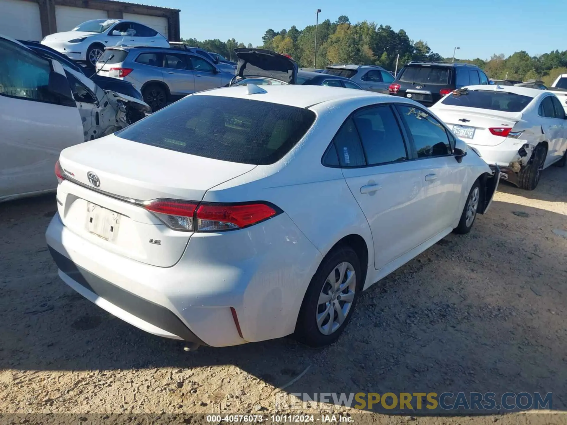 4 Photograph of a damaged car JTDEPRAE5LJ106877 TOYOTA COROLLA 2020