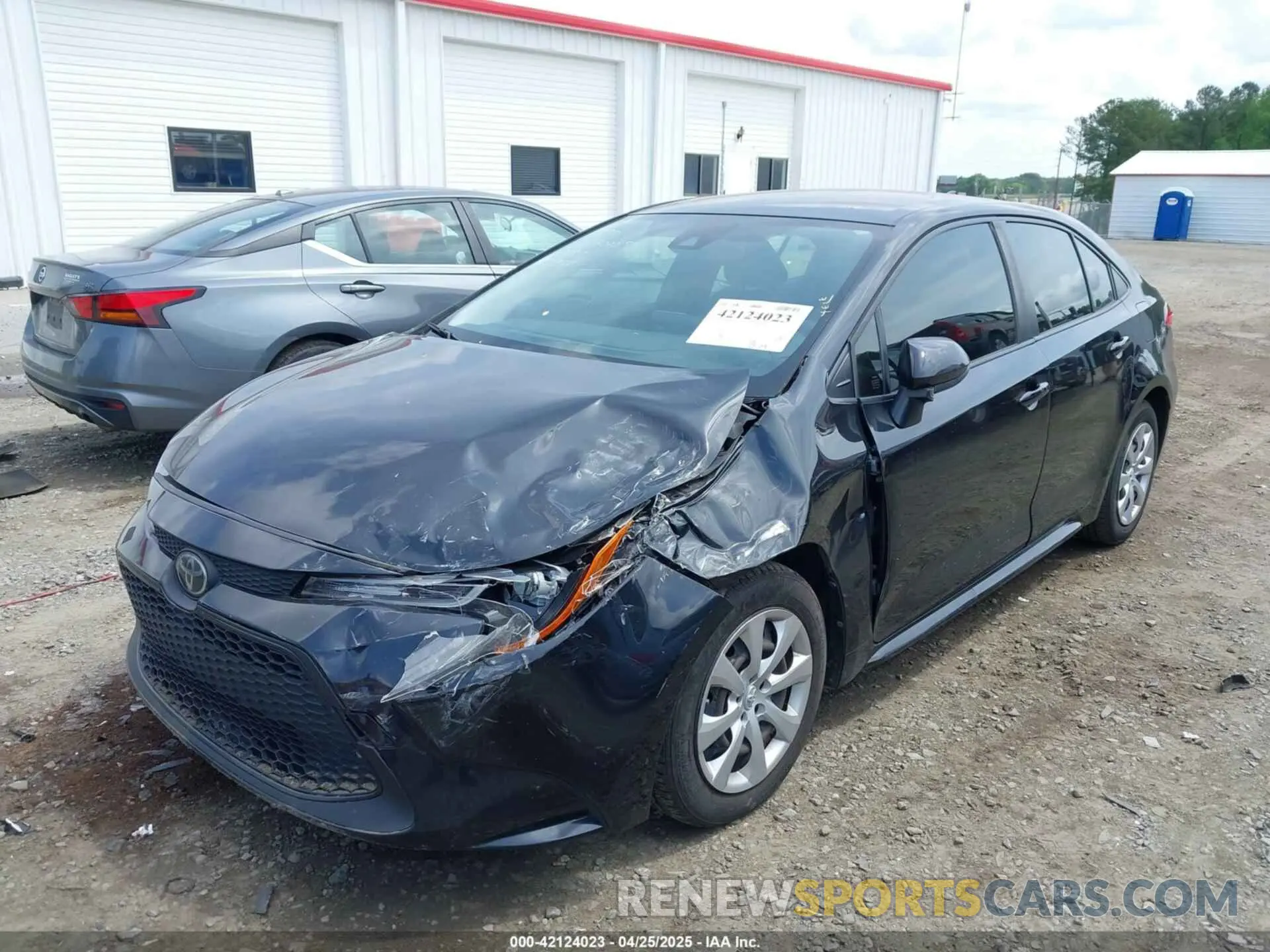 2 Photograph of a damaged car JTDEPRAE5LJ109990 TOYOTA COROLLA 2020