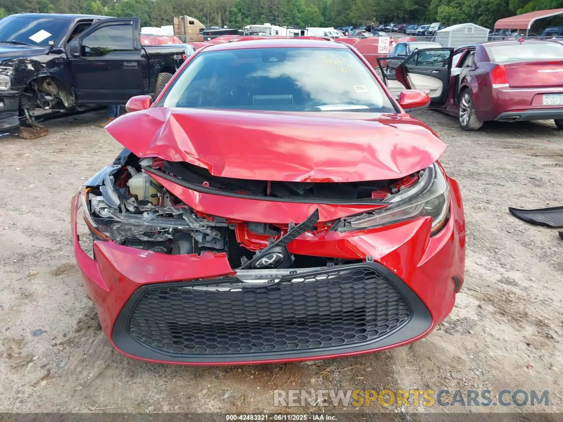 12 Photograph of a damaged car JTDEPRAE5LJ111965 TOYOTA COROLLA 2020