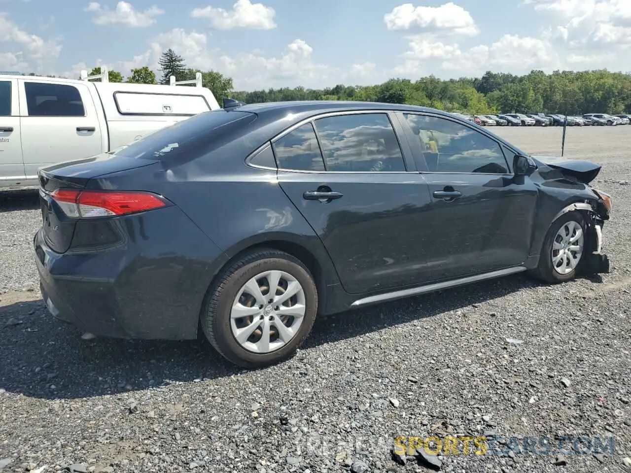 3 Photograph of a damaged car JTDEPRAE5LJ111982 TOYOTA COROLLA 2020