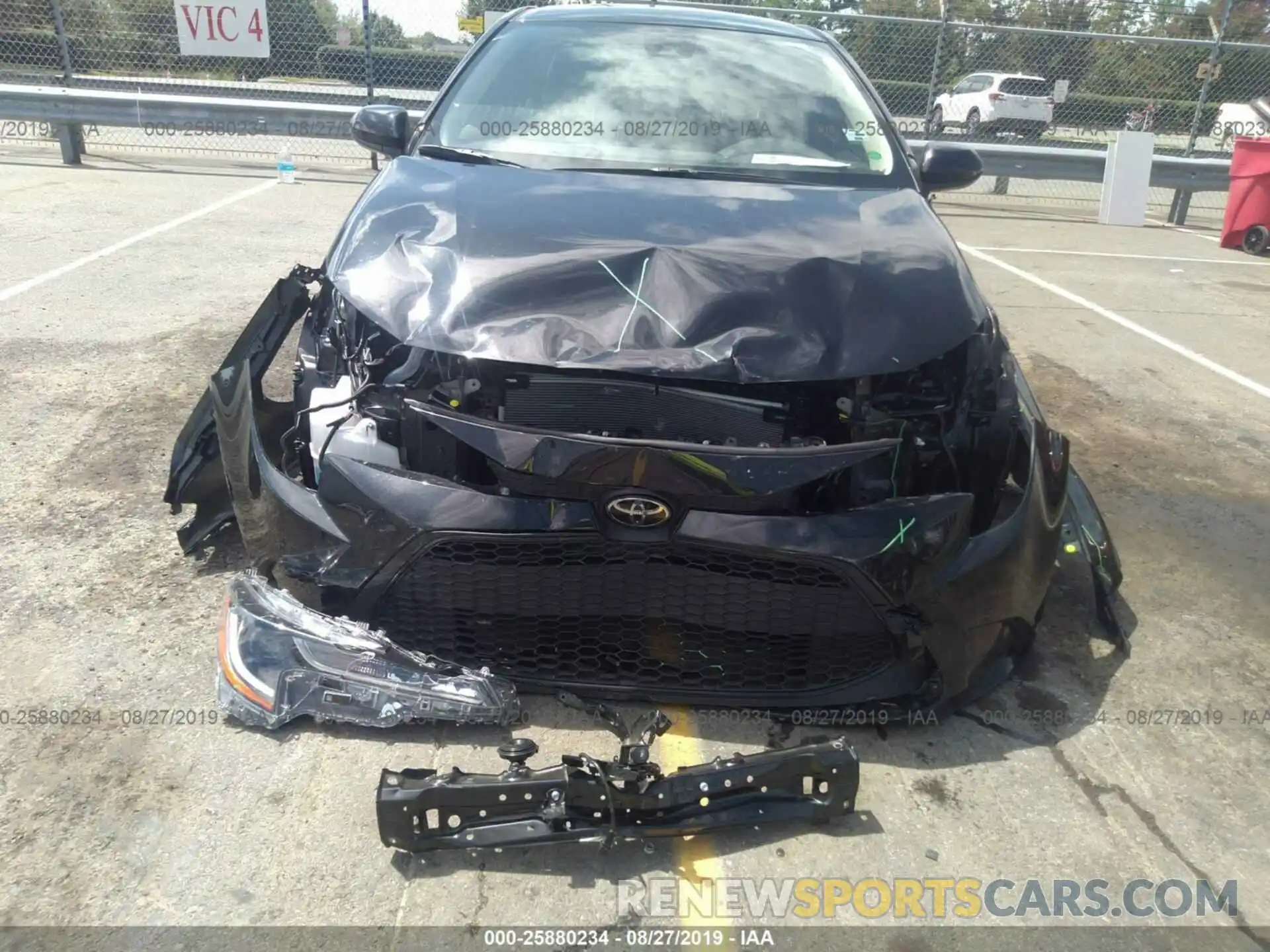 6 Photograph of a damaged car JTDEPRAE6LJ007341 TOYOTA COROLLA 2020