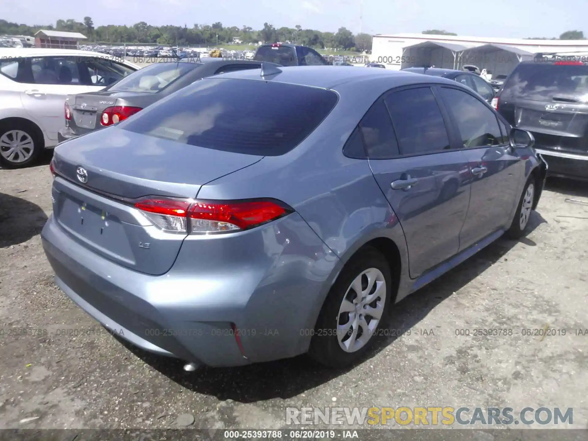 4 Photograph of a damaged car JTDEPRAE6LJ011194 TOYOTA COROLLA 2020