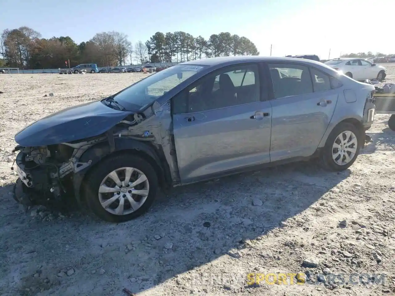 1 Photograph of a damaged car JTDEPRAE6LJ011552 TOYOTA COROLLA 2020