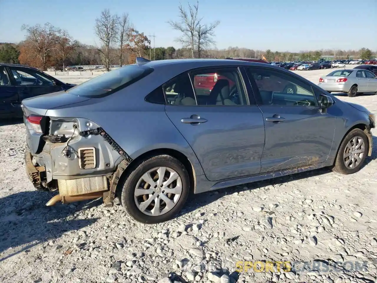 3 Photograph of a damaged car JTDEPRAE6LJ011552 TOYOTA COROLLA 2020