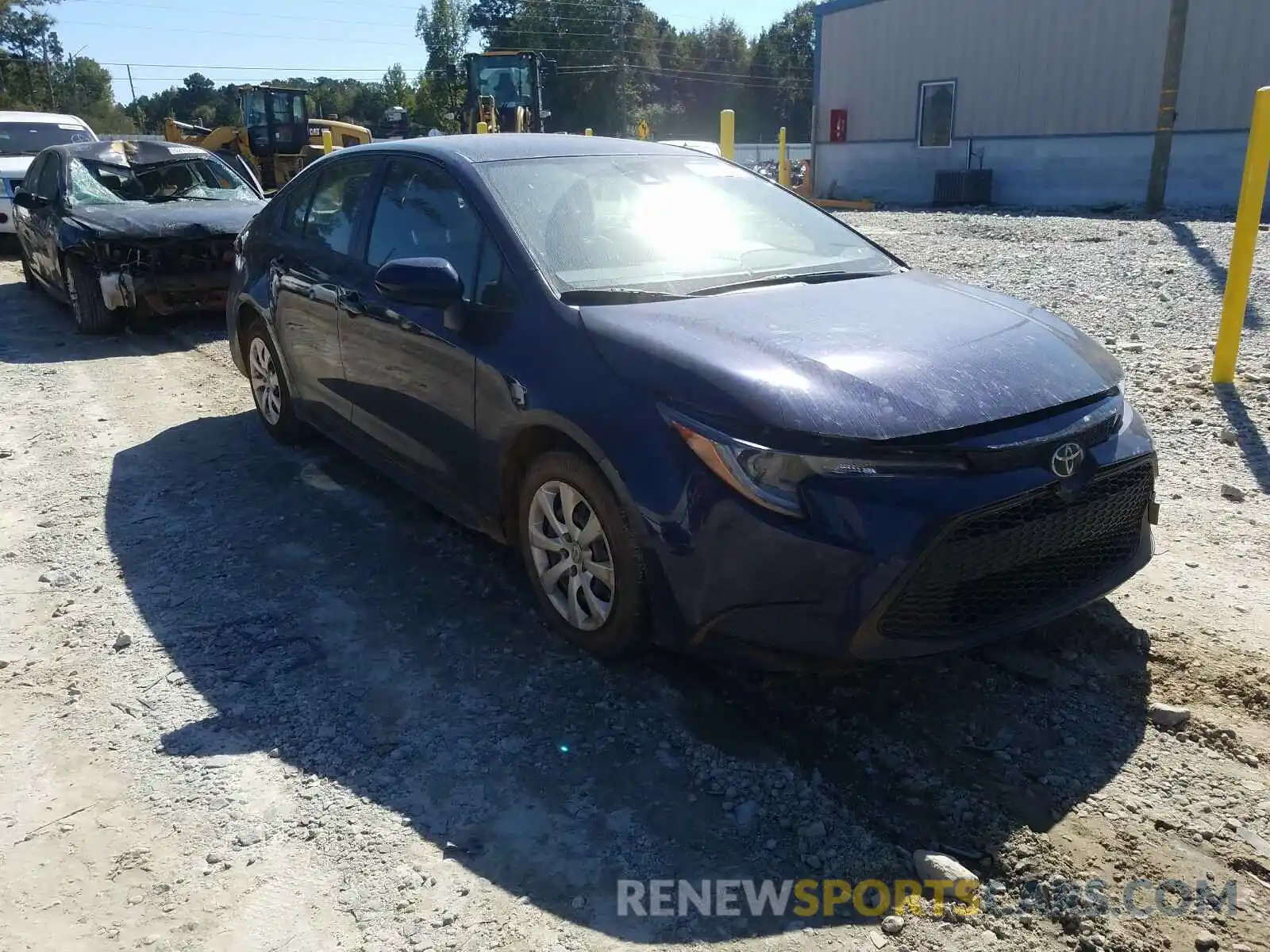 1 Photograph of a damaged car JTDEPRAE6LJ011681 TOYOTA COROLLA 2020