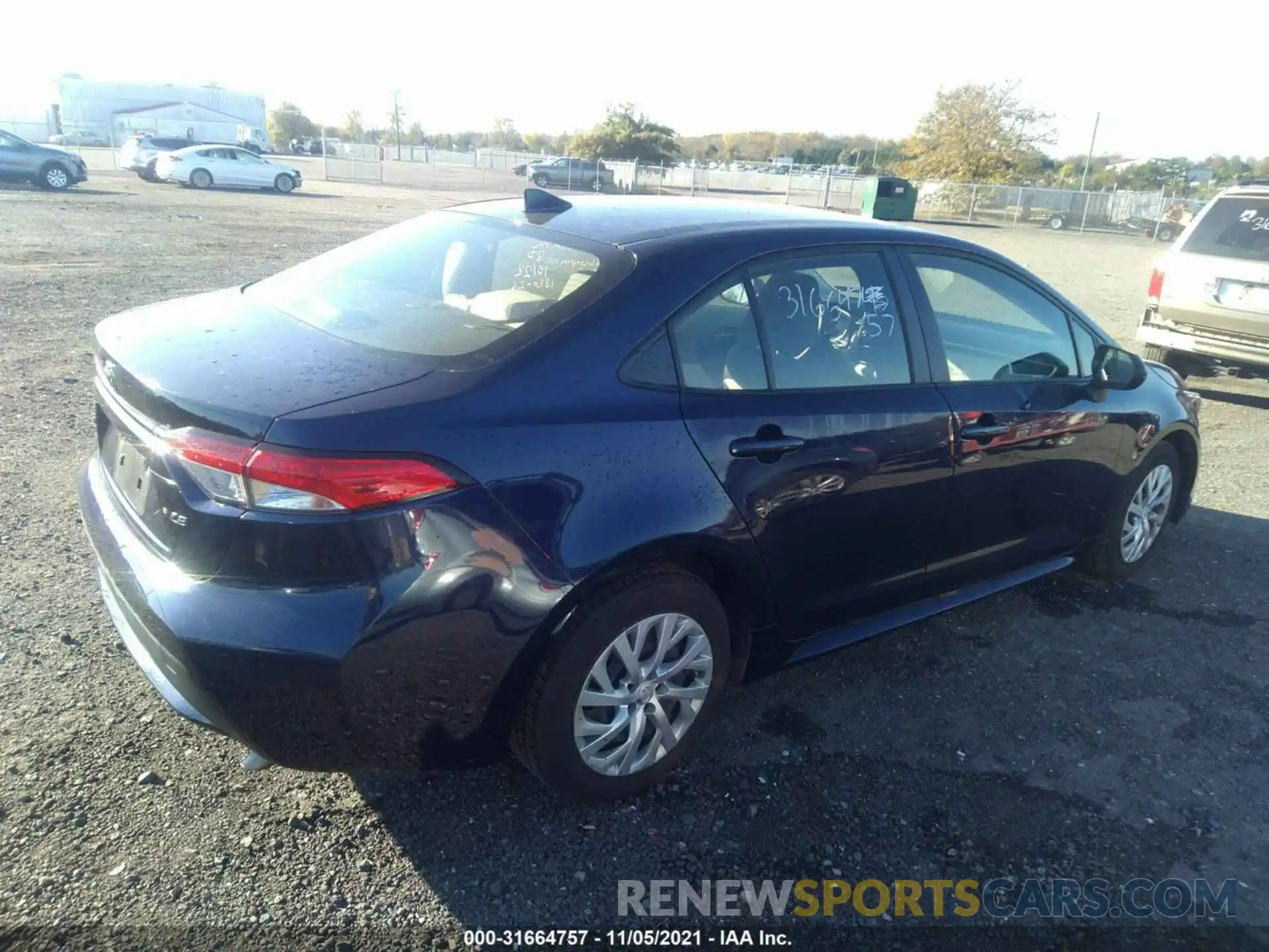 4 Photograph of a damaged car JTDEPRAE6LJ018873 TOYOTA COROLLA 2020