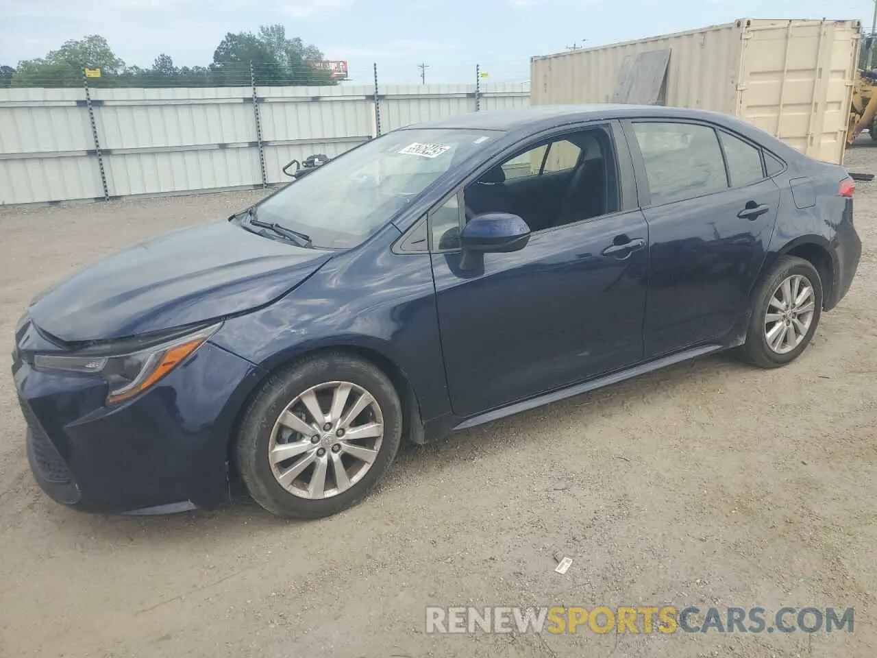 1 Photograph of a damaged car JTDEPRAE6LJ019330 TOYOTA COROLLA 2020