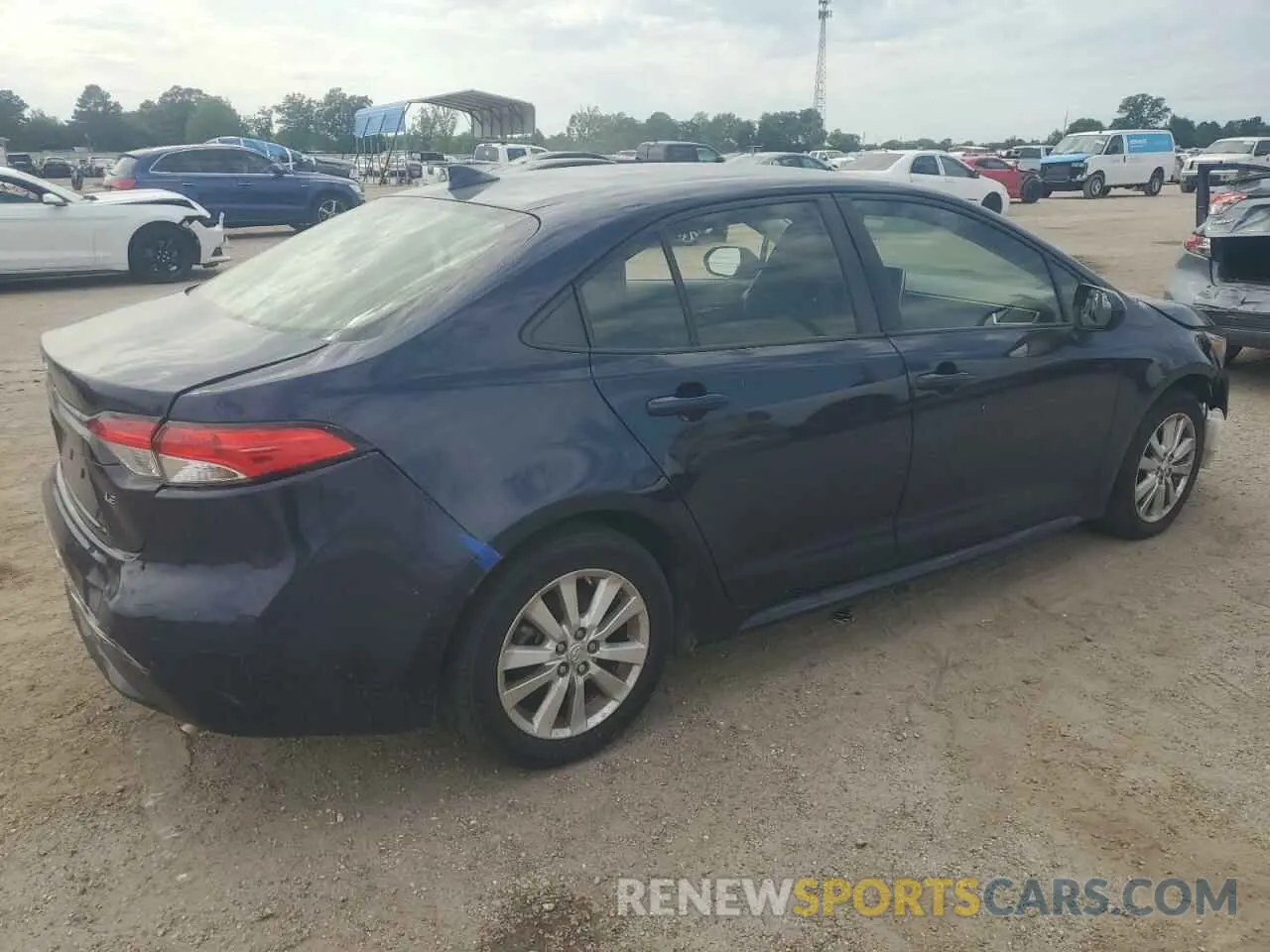 3 Photograph of a damaged car JTDEPRAE6LJ019330 TOYOTA COROLLA 2020