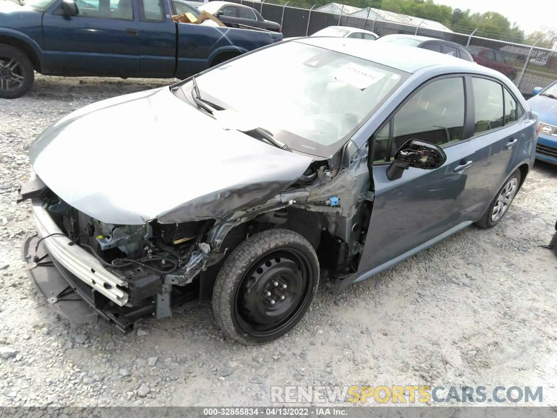 2 Photograph of a damaged car JTDEPRAE6LJ019439 TOYOTA COROLLA 2020