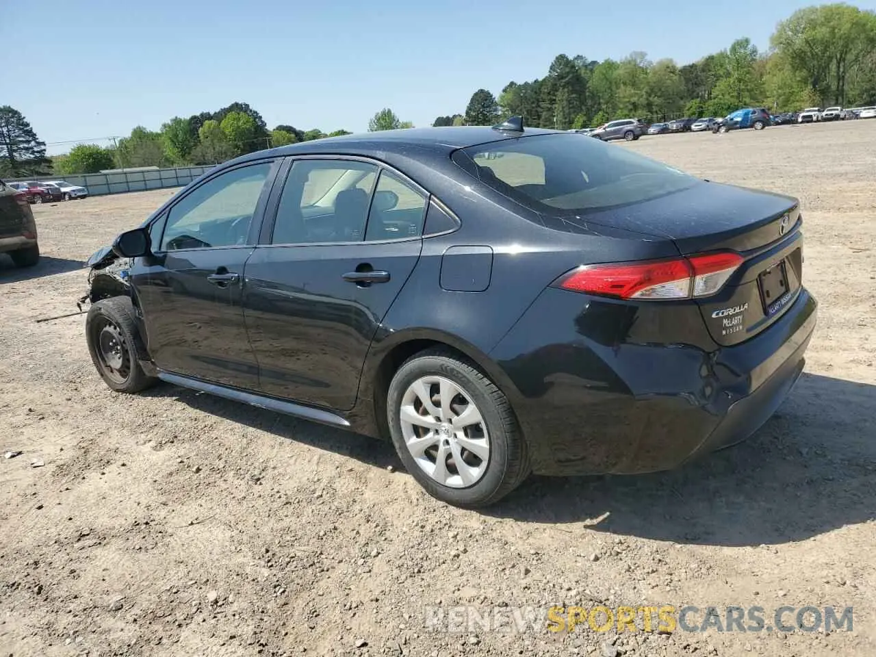 2 Photograph of a damaged car JTDEPRAE6LJ022437 TOYOTA COROLLA 2020