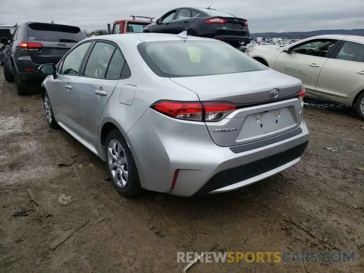 3 Photograph of a damaged car JTDEPRAE6LJ023118 TOYOTA COROLLA 2020