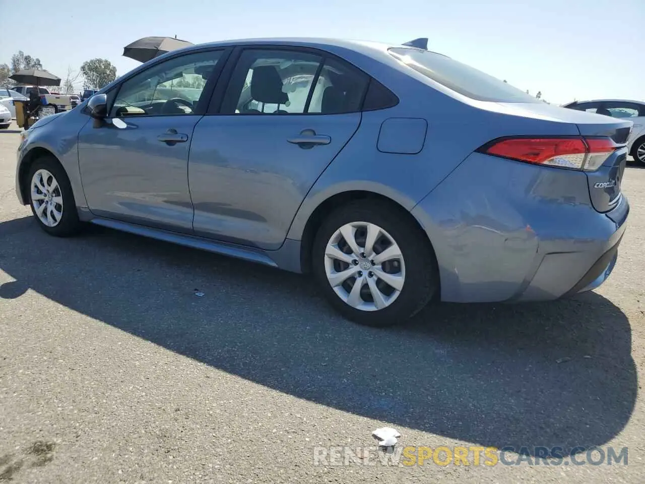 2 Photograph of a damaged car JTDEPRAE6LJ025578 TOYOTA COROLLA 2020