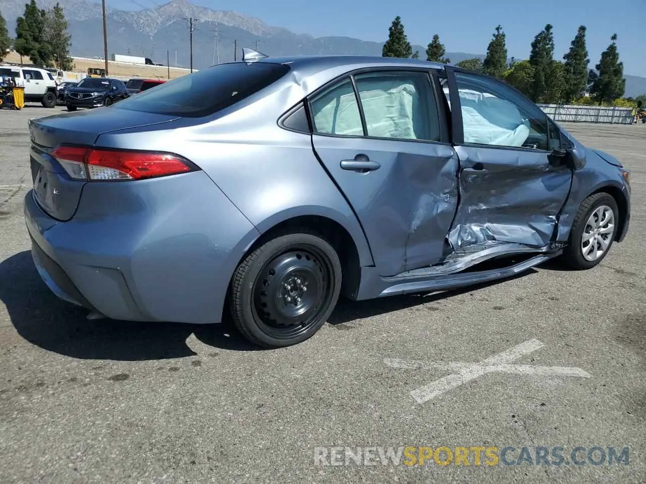 3 Photograph of a damaged car JTDEPRAE6LJ025578 TOYOTA COROLLA 2020