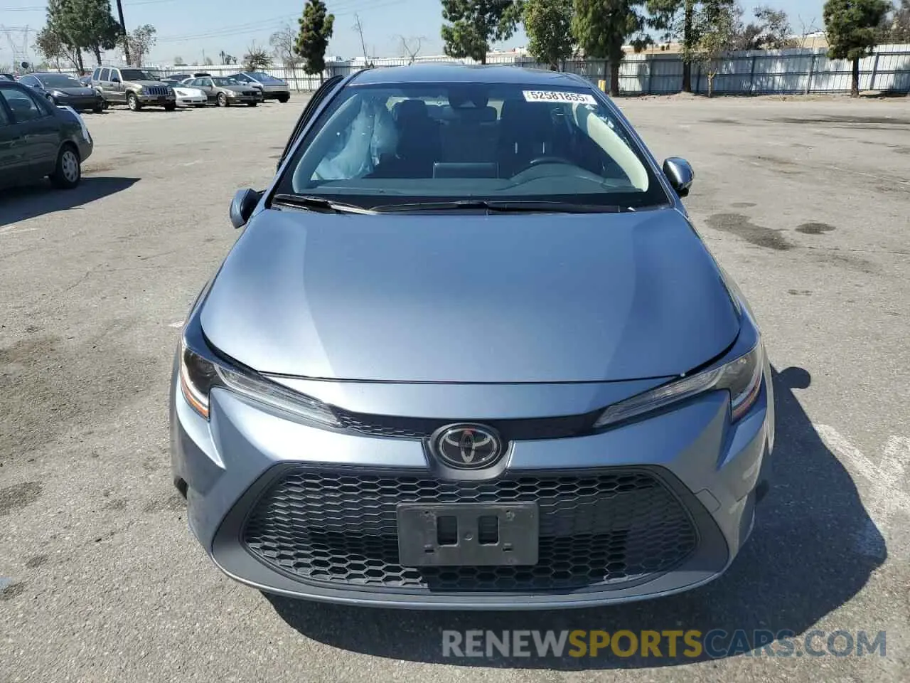 5 Photograph of a damaged car JTDEPRAE6LJ025578 TOYOTA COROLLA 2020