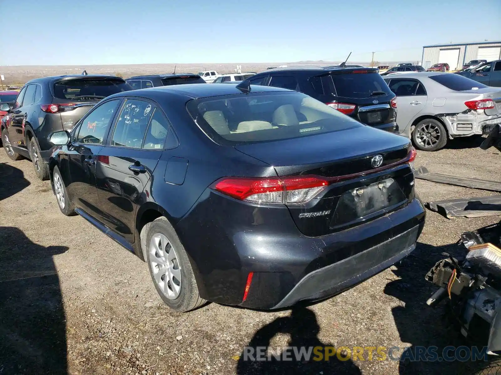 3 Photograph of a damaged car JTDEPRAE6LJ025967 TOYOTA COROLLA 2020