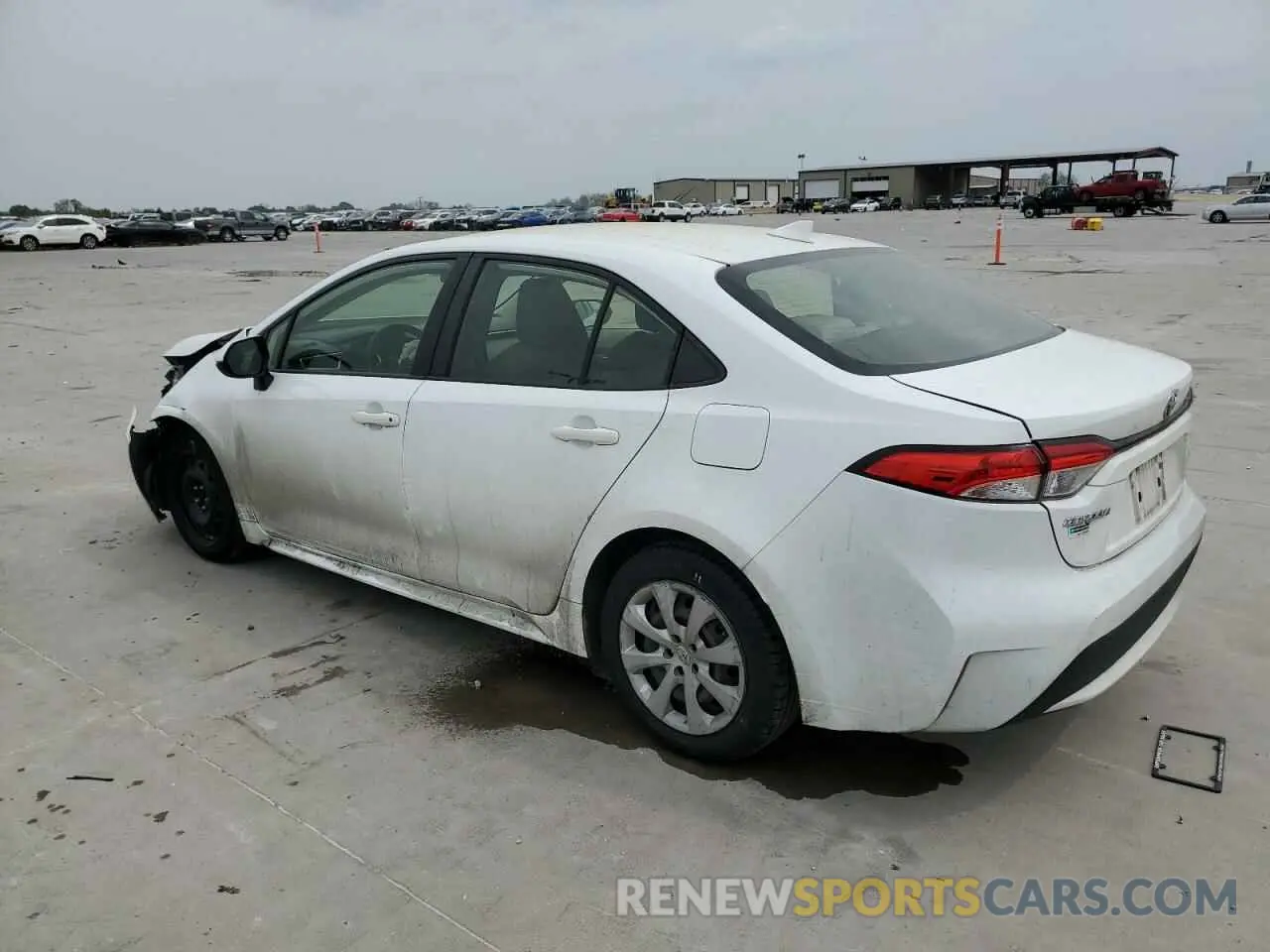 2 Photograph of a damaged car JTDEPRAE6LJ026827 TOYOTA COROLLA 2020