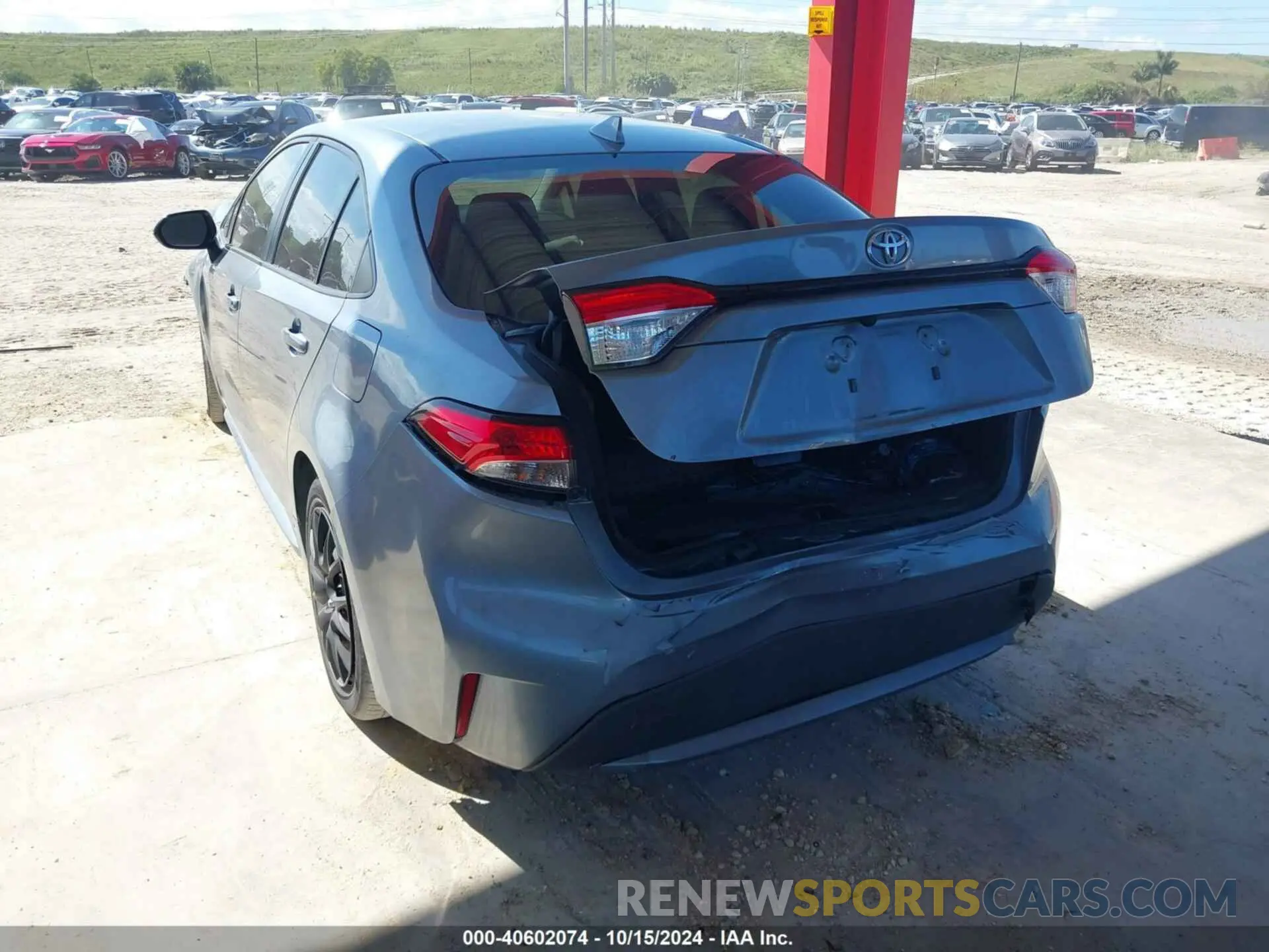 3 Photograph of a damaged car JTDEPRAE6LJ030280 TOYOTA COROLLA 2020