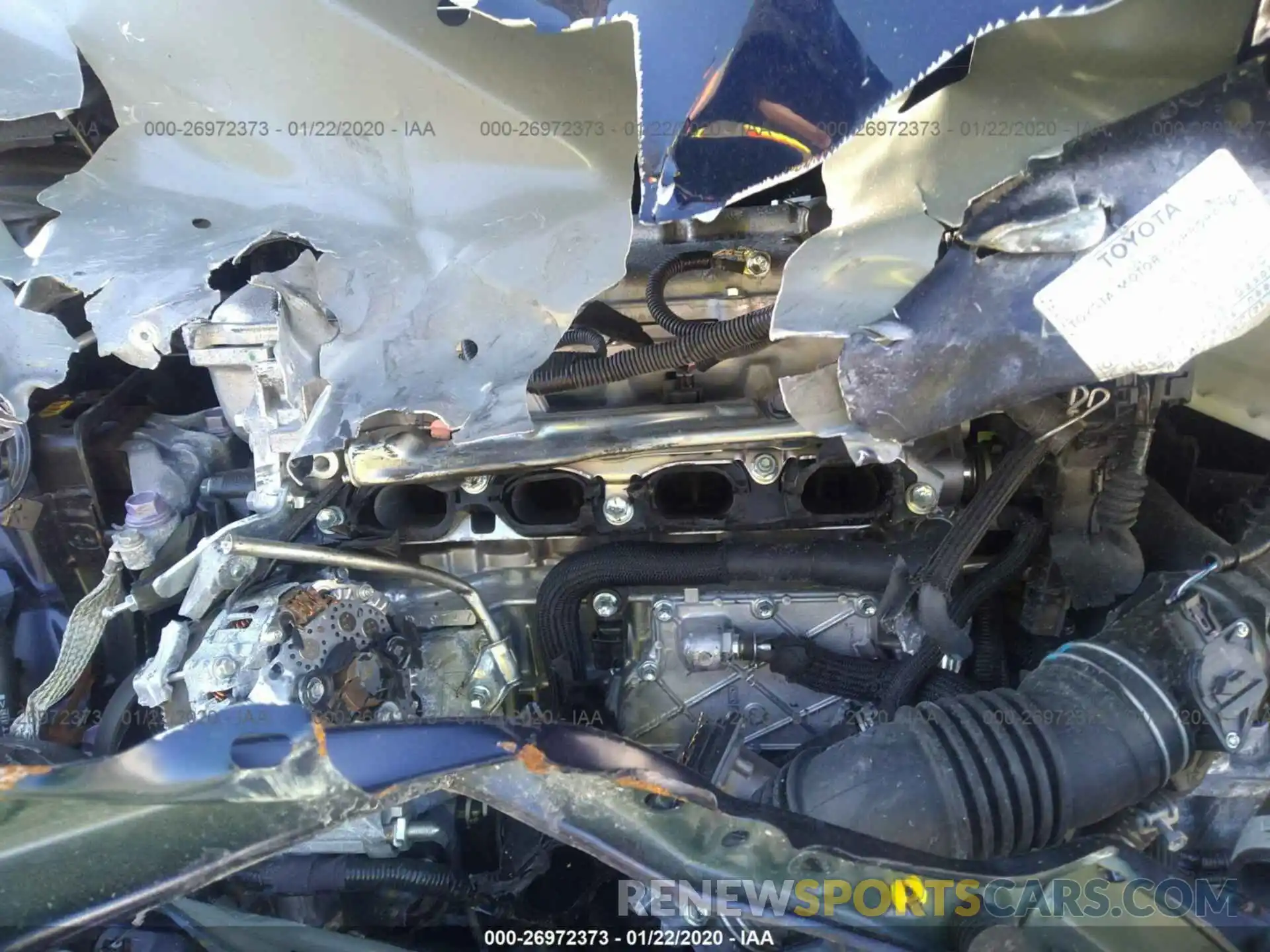 10 Photograph of a damaged car JTDEPRAE6LJ030960 TOYOTA COROLLA 2020