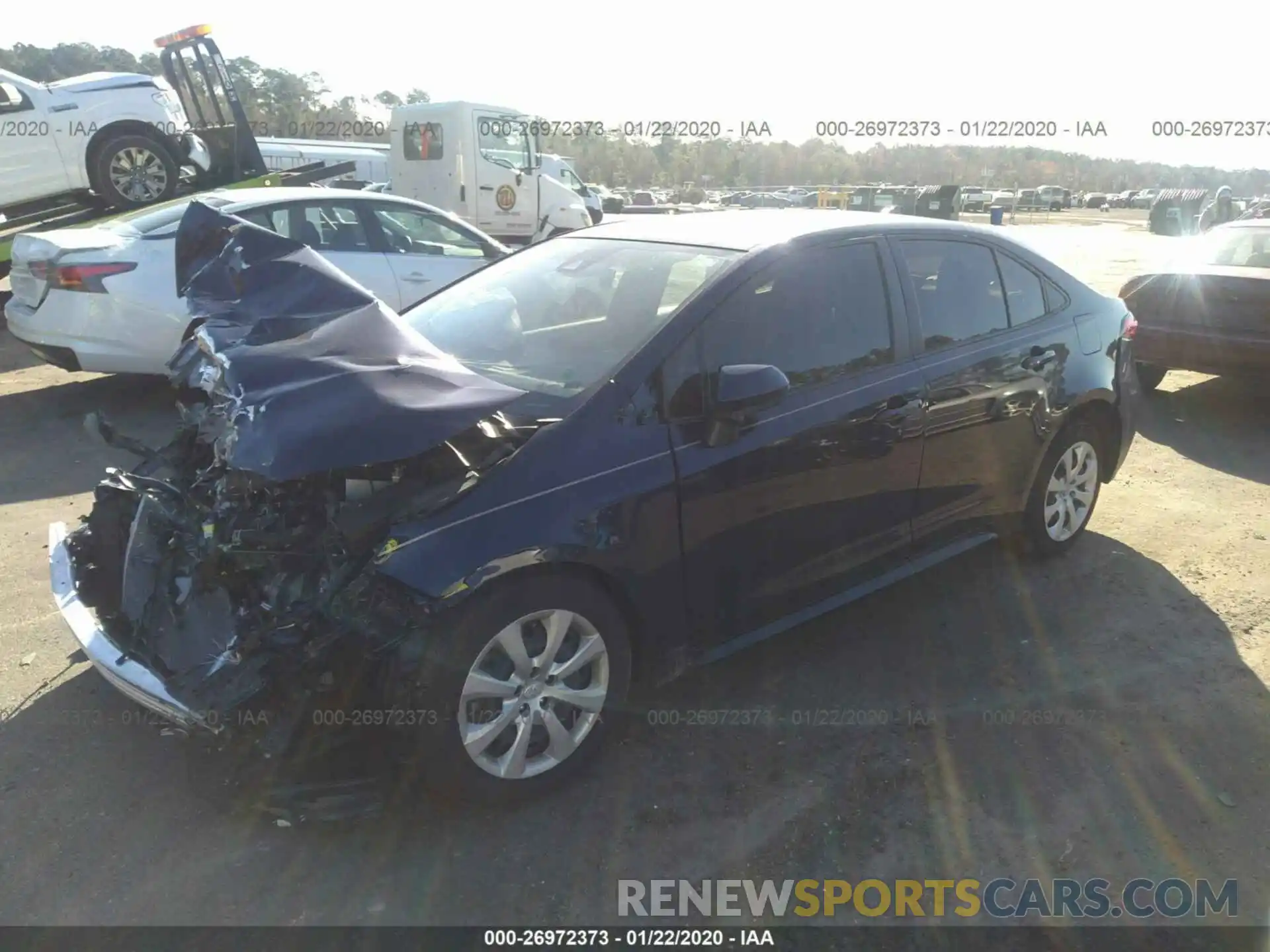 2 Photograph of a damaged car JTDEPRAE6LJ030960 TOYOTA COROLLA 2020