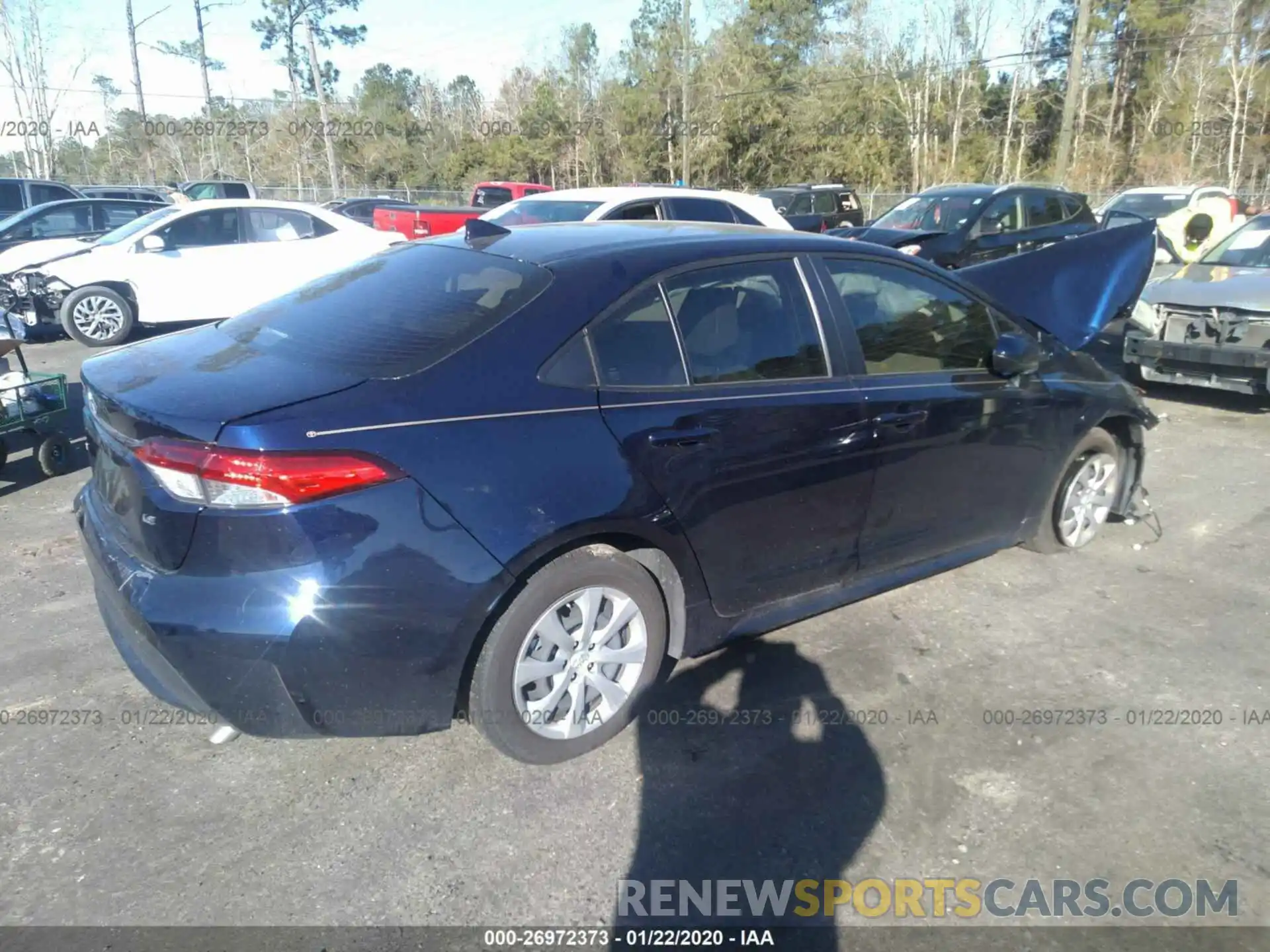 4 Photograph of a damaged car JTDEPRAE6LJ030960 TOYOTA COROLLA 2020