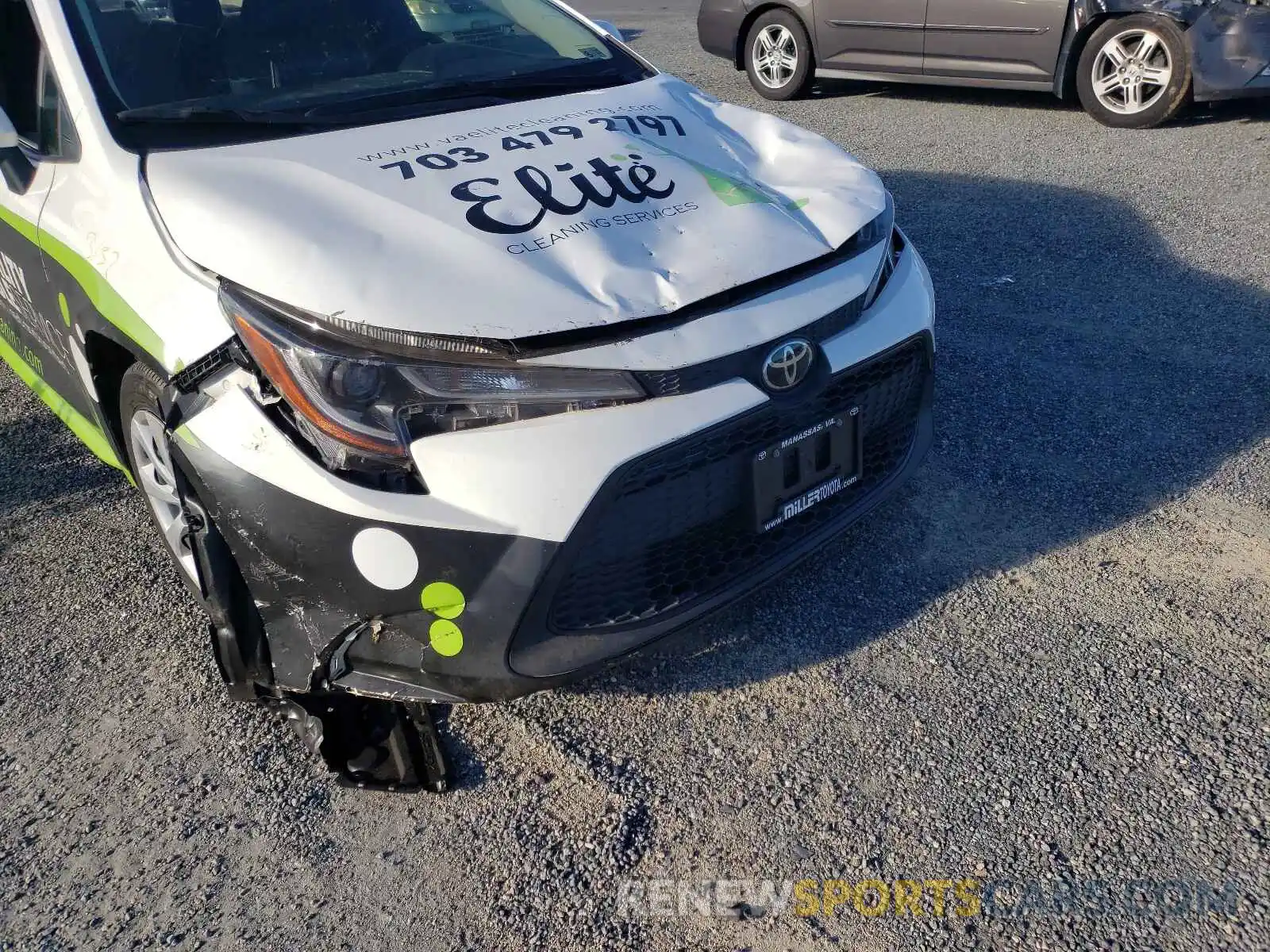 9 Photograph of a damaged car JTDEPRAE6LJ034054 TOYOTA COROLLA 2020