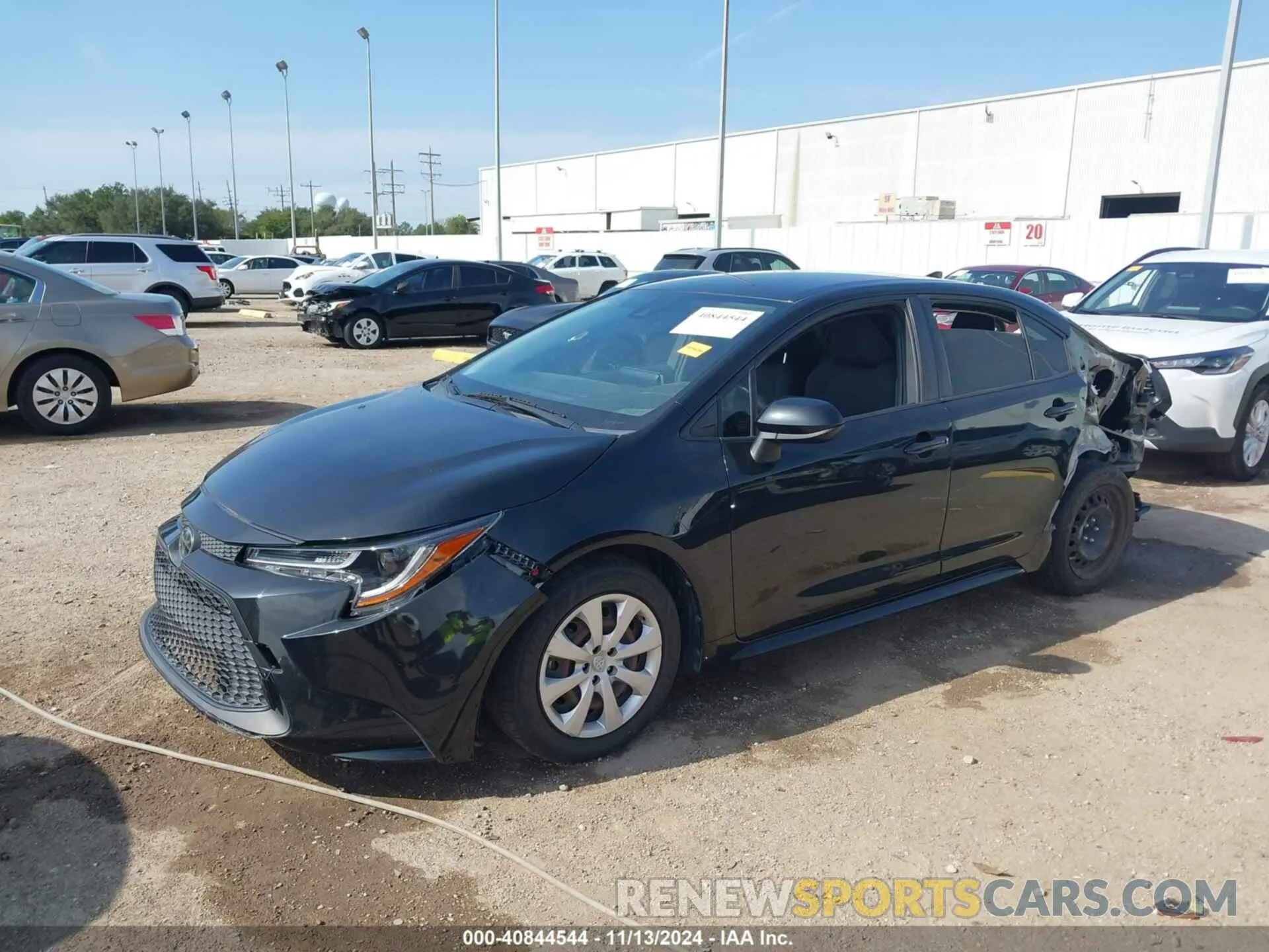 2 Photograph of a damaged car JTDEPRAE6LJ034619 TOYOTA COROLLA 2020