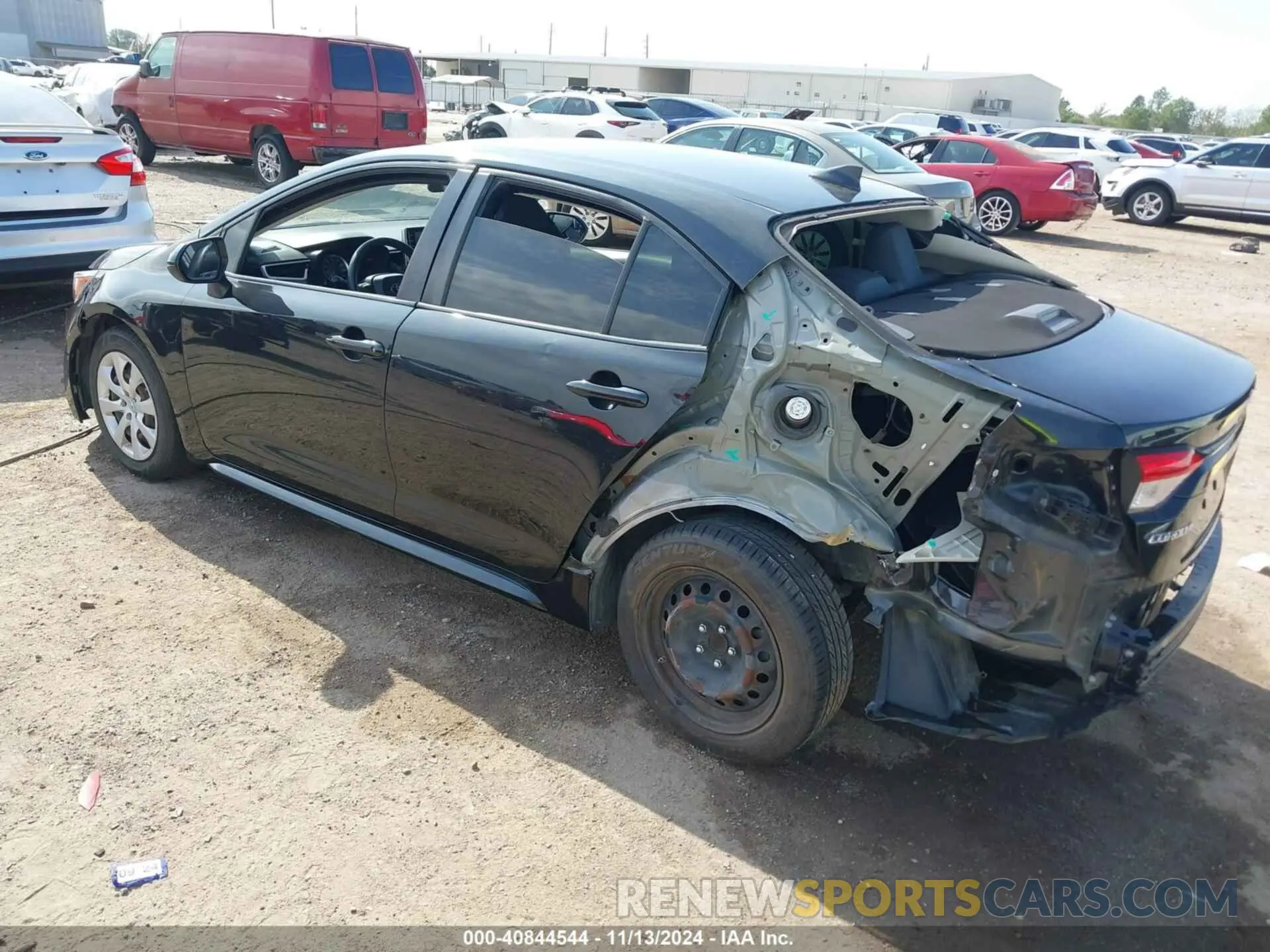 3 Photograph of a damaged car JTDEPRAE6LJ034619 TOYOTA COROLLA 2020