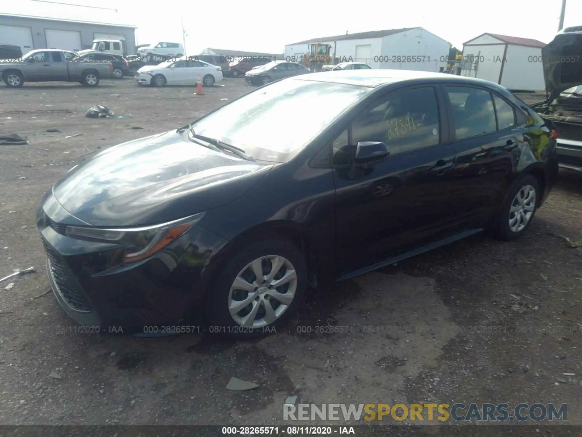 2 Photograph of a damaged car JTDEPRAE6LJ037441 TOYOTA COROLLA 2020