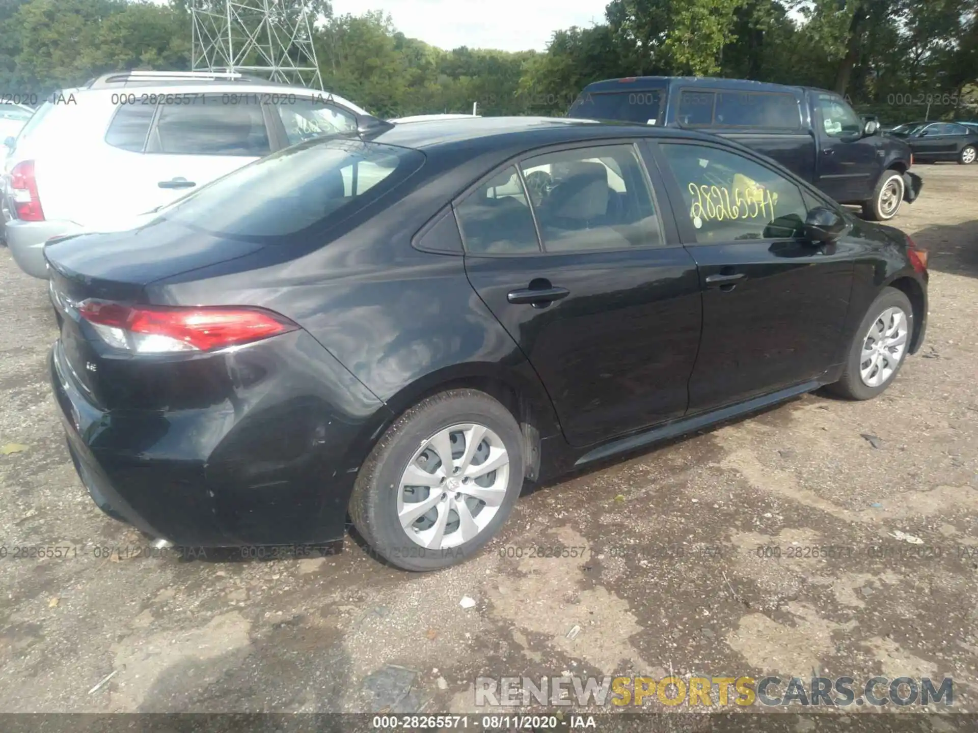 4 Photograph of a damaged car JTDEPRAE6LJ037441 TOYOTA COROLLA 2020