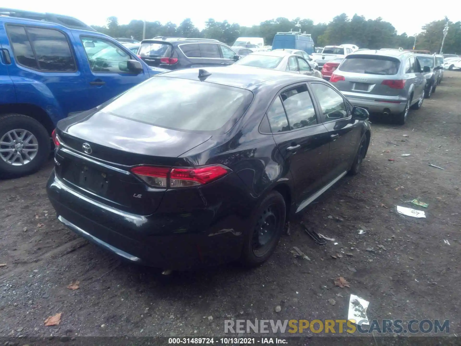 4 Photograph of a damaged car JTDEPRAE6LJ038363 TOYOTA COROLLA 2020